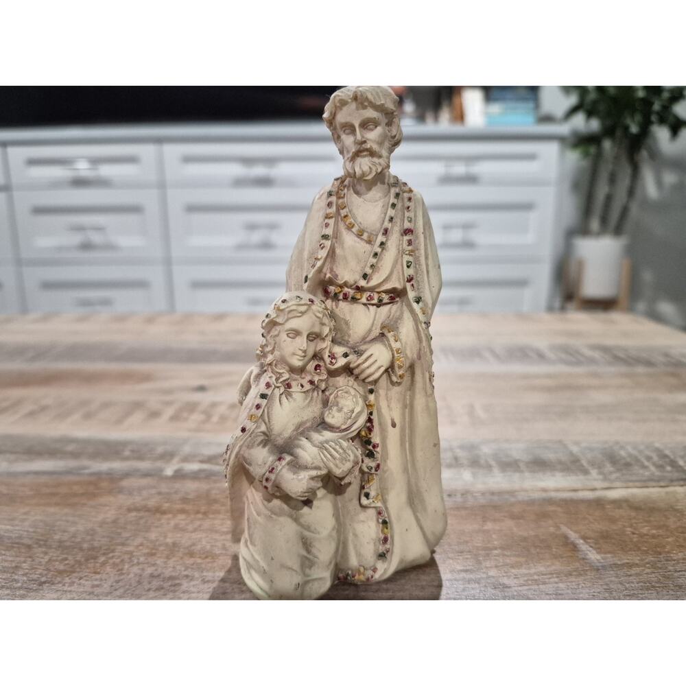 Holly Family Mini Figurine 6" Tall